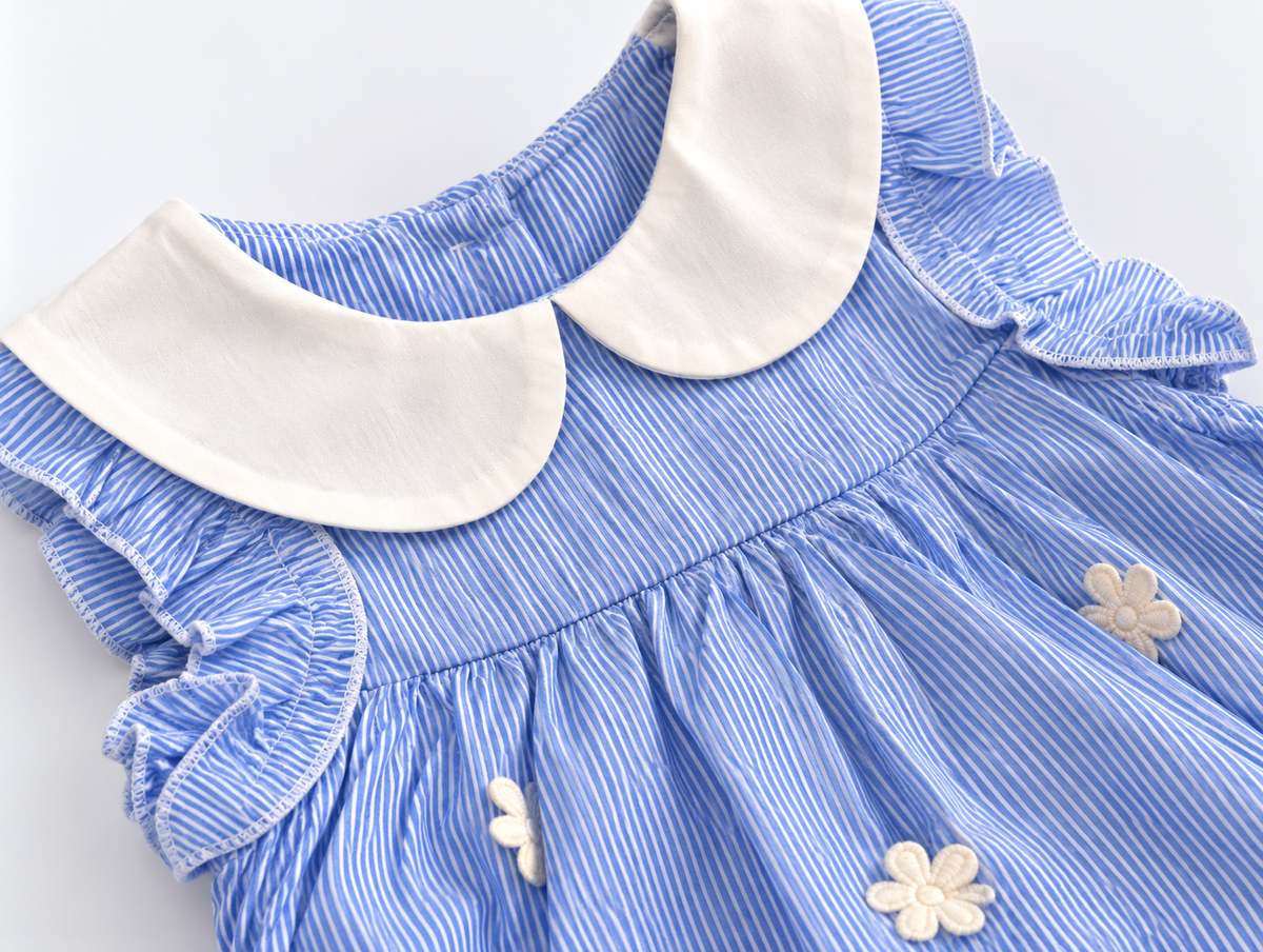 Blueberry Floral Romper