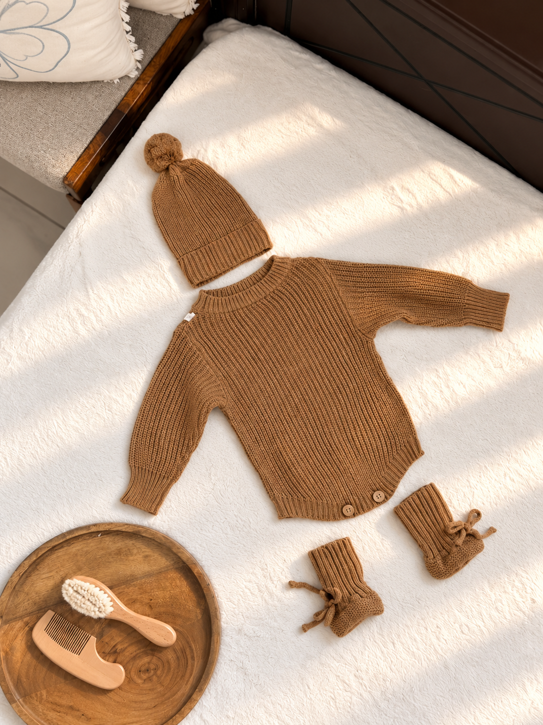Knitted 3-Piece Baby Set