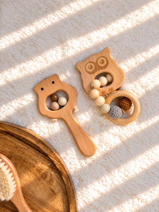 Wooden Baby Rattle